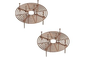 2-Pack Plant Pot Grid: Cuttable Flower Pot Soil Cover Protectors for Dogs, Cats