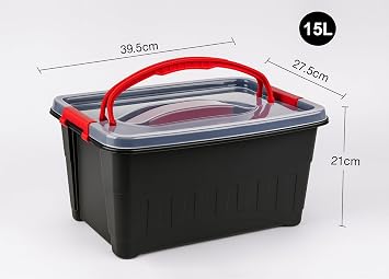 BH | Plastic Tool Box | 15 Litres | Durable Carry Handle | DIY | Compartment | Multi Purpose | Perfect for Small Tools, Screws, Accessories, For Engineers, Workshops and Tool Storage - by Best House