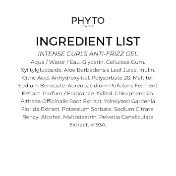 PHYTO Curling Gel for Curly & Coily Hair (3A4C) | Aloe Vera + Nutri Curl Complex | 24-Hour Anti-Frizz, Long-Lasting Curl Definition | Silicone-Free | Made in France