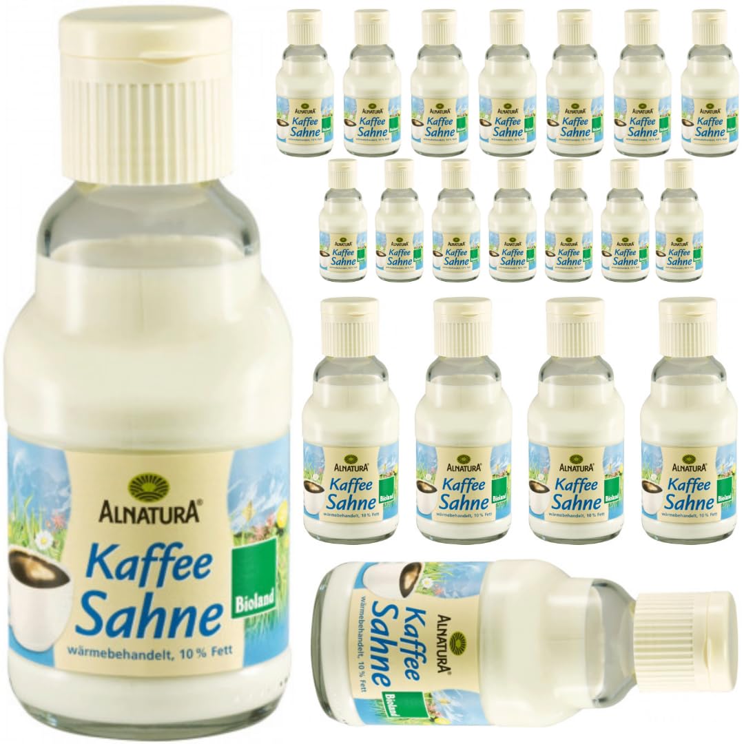 Alnatura Kaffeesahne 10% Fett 165 Gramm x 20 Packungen