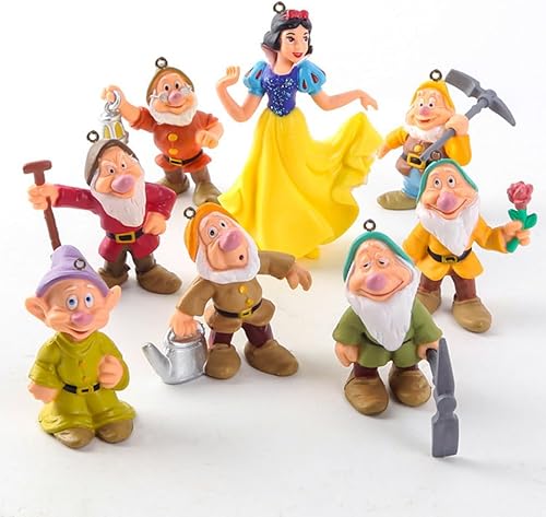 Miniatura 9 de LOVUFYSI Adorno de decoración para árbol de Navidad de princesa 2024, 8 piezas de princesa para colgar en el árbol de Navidad, adornos de Navidad de