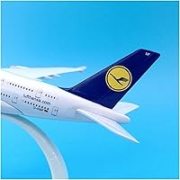 Vista 5 de Scale Airplane Model 18cm for Lufthansa A380 Alloy Finished Static Aircraft Model with Stand for Display for Aircraft Exquisite Collection Gift