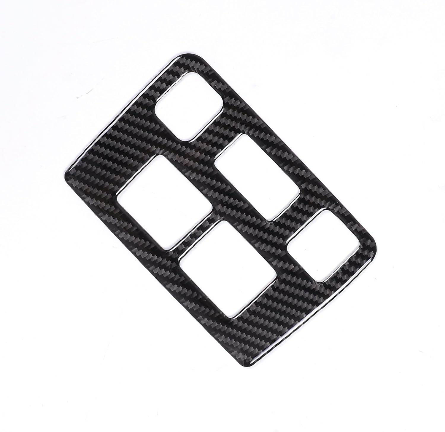 Sekhyna Control Headlight Switch Panel Trim Frame Compatible with Subaru Forester 2013-2018 Soft Carbon Fiber 1PCS Car Interior Sticker Trim Accessories (Black Carbon)