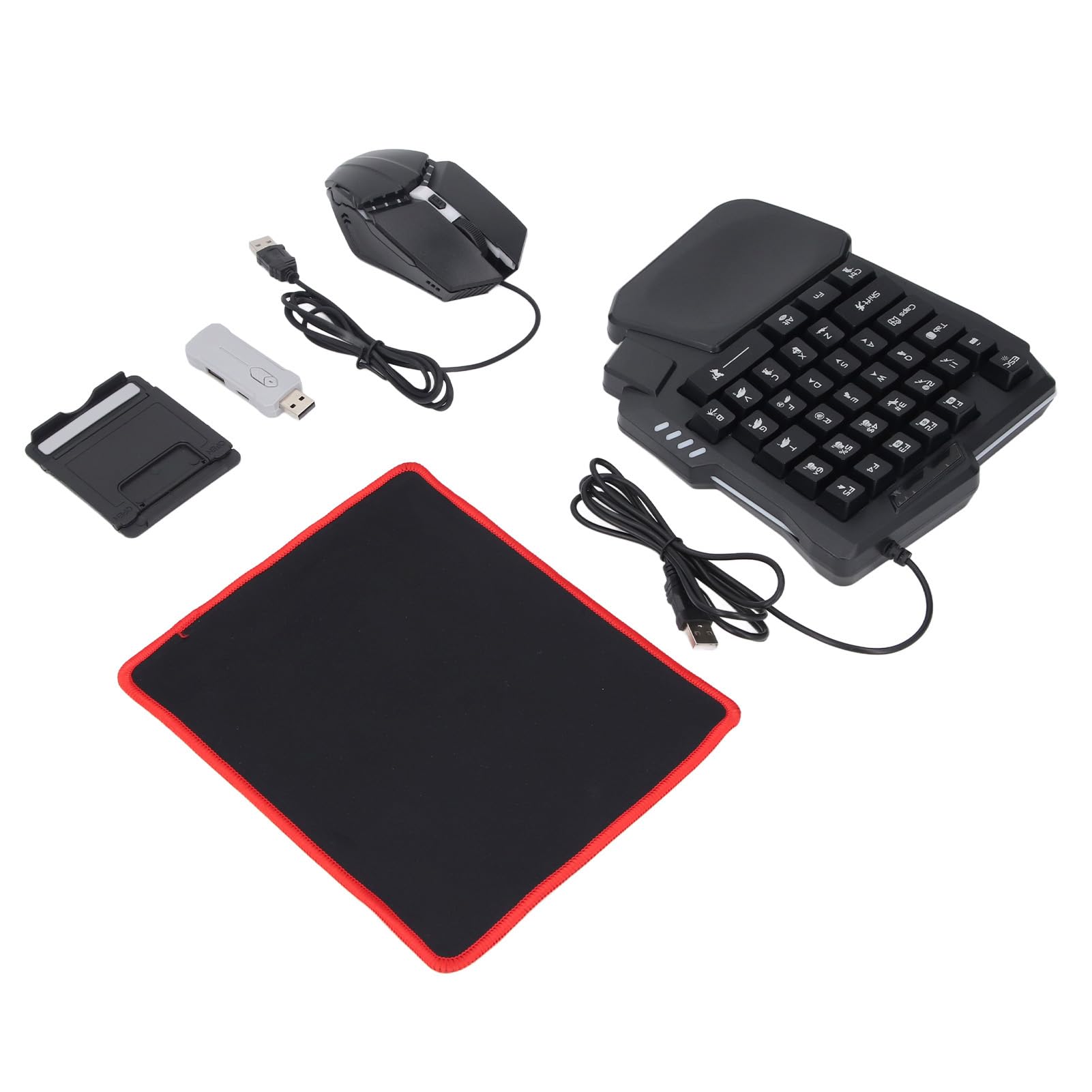 Topiky Convertisseur de Clavier et de Souris pour Manette de Jeu Mobile, Combo Connexion BT 5.2 Stable pour HyperOS