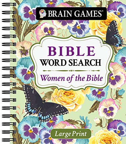Brain Games - Large Print Bible Word Search: Women of