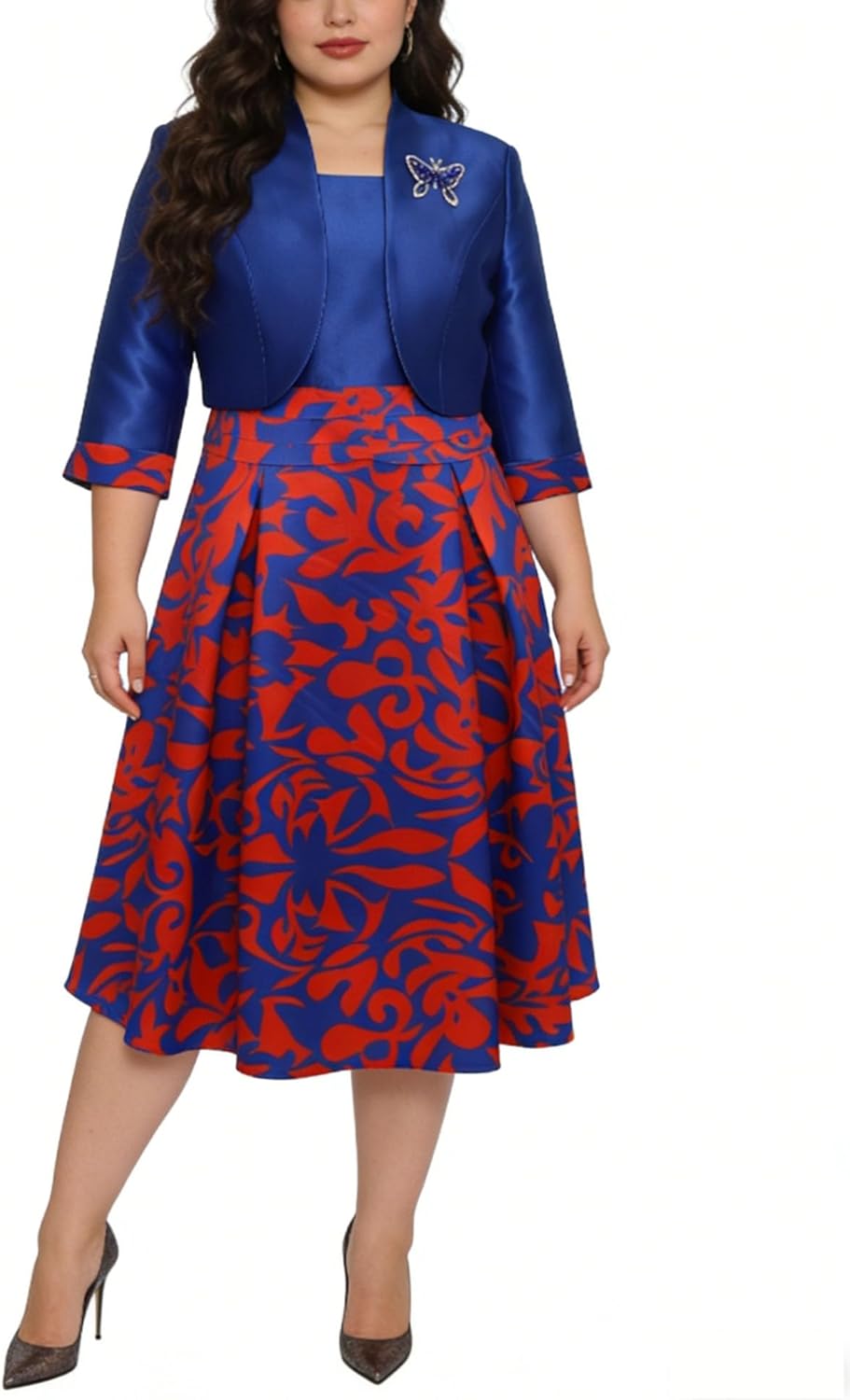 Women's Dress Church Suits Casual Dresses A-Line for Women Geenlinm FASHlON Plus Size Formal Attire Elegance Church Outfits
