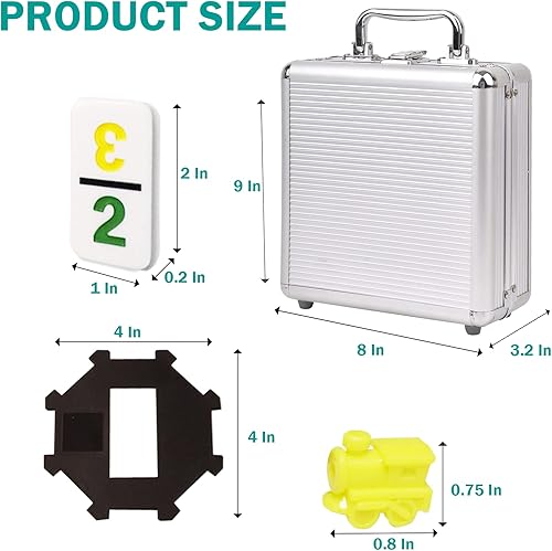 Miniatura 4 de LIOGELIRS Juego de dominó de tren mexicano para adultos, 105 piezas, juego de dominó doble de 12 colores para noche de juego familiar, juegos de