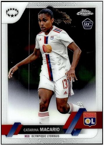 Catarina Macario RC 2022-23 Topps Chrome UEFA Women's Champions League #85 ROOKIE NM+-MT+ Soccer