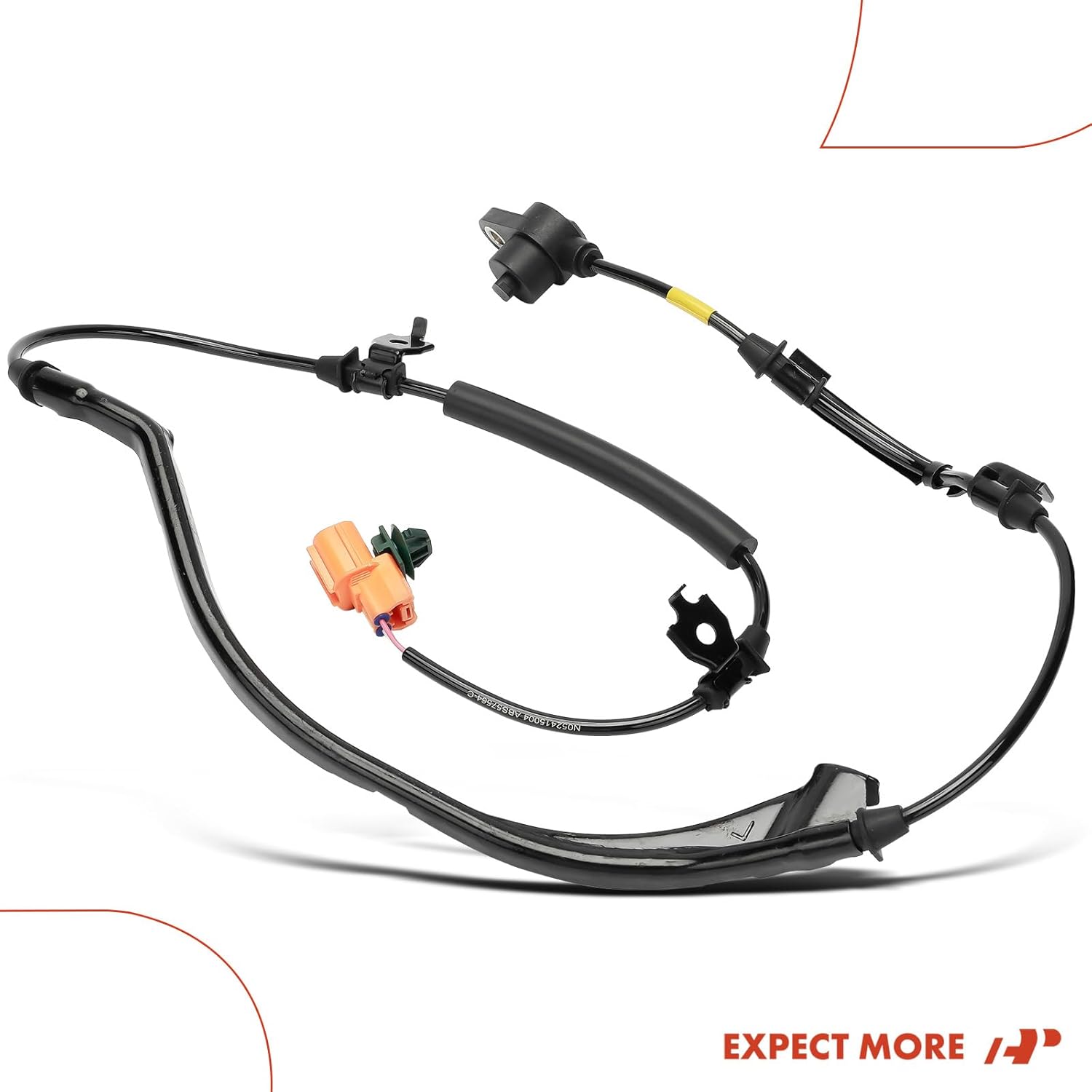 A-Premium ABS Wheel Speed Sensor Compatible with Honda, Acura Models - Pilot 2003-2008, MDX 2001-2006 - Rear Right Passenger Side, Replace# 57470S3VA51, 57470S3VA52