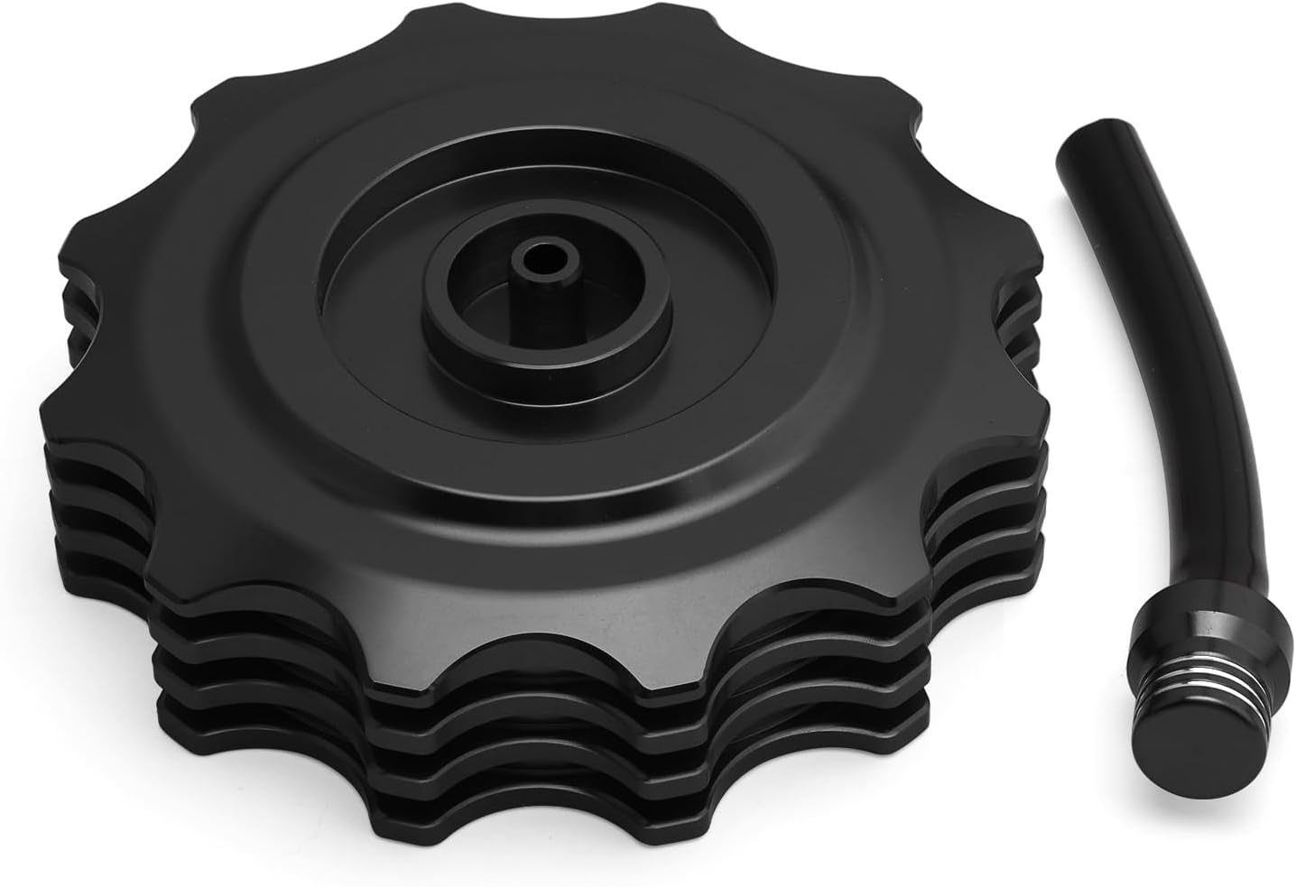 Motorcycle Fuel Gas Cap for Suzuki LTA LTF LTZ 250 400 500 Eiger Ozark Quad 44200-29F01 (Black)