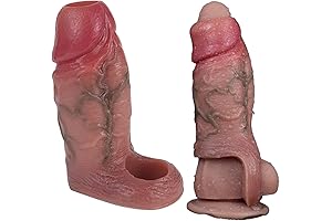 Realistic Men Penis Sleeve with Cock Ring