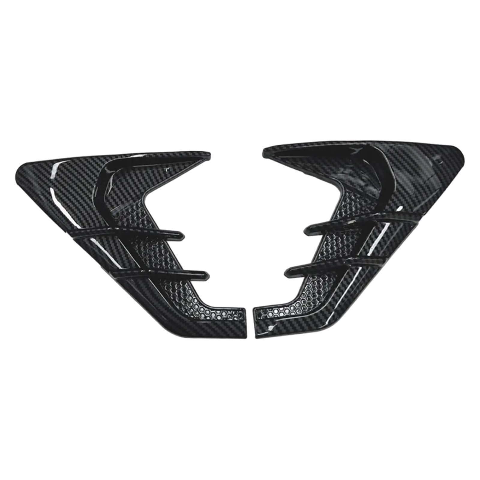Air Side Vent Trim Car Side Flow Vent Fender Sticker Decorative Air Wing Vent Trim(Style B)