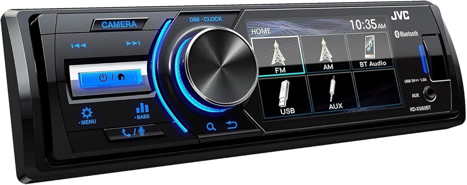 JVC KD-X560BT Radio Digital con Bluetooth para Carro miniatura 1