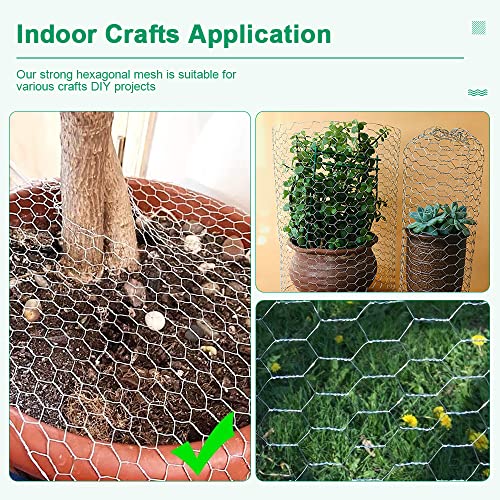 LAISHUNHE Rete per Recinzione a Maglia Esagonale