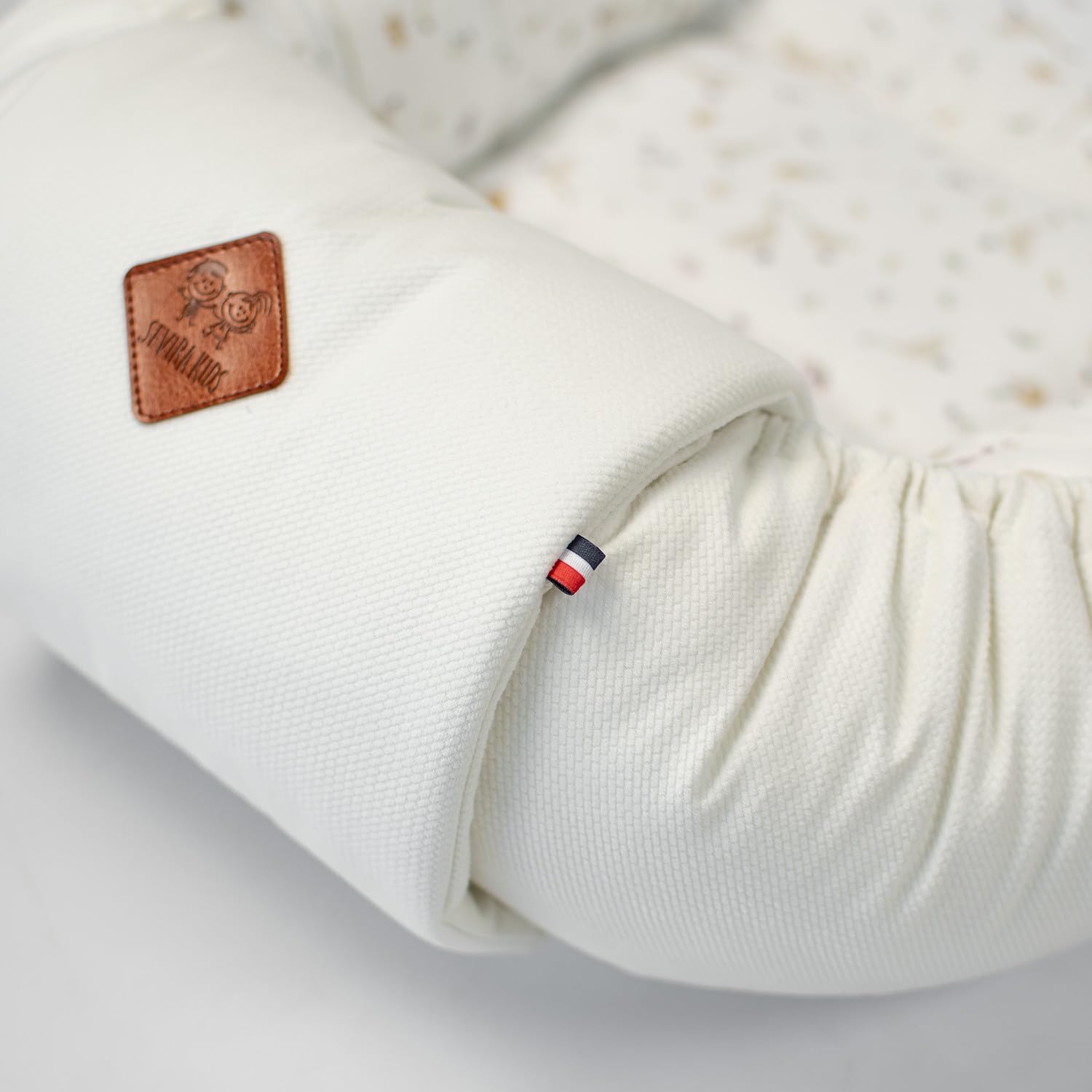 SEVIRA KIDS - Cocon bébé matelassé nid réducteur de lit, Sidonia - De 0 à 9 mois Made in France De 0 à 9 mois