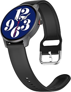 NOETS Smart Watch,1.28" Touch Screen Smartwatch, Fitness Trackers With Heart Rate Monitor, Waterproof IP68 Activity Trackers Watch Pedometer Stopwatch(Black)