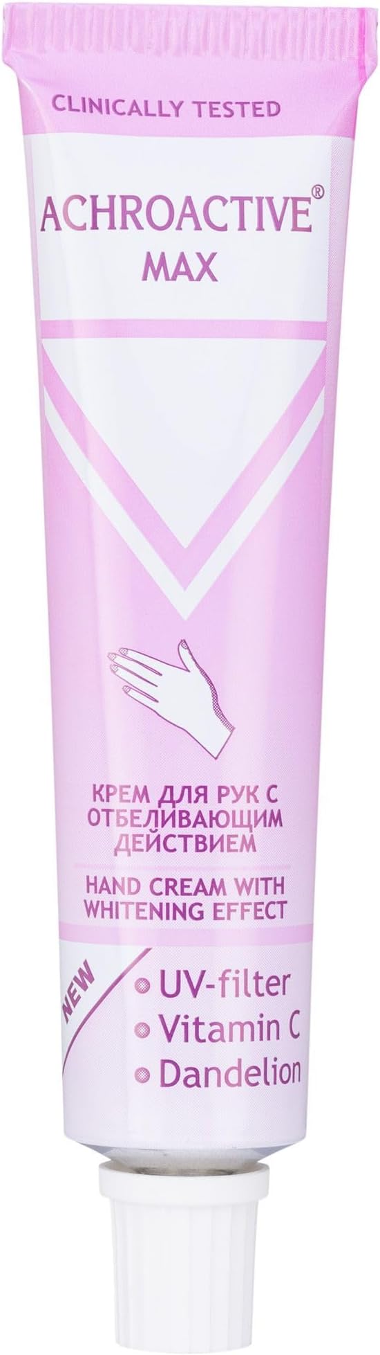 Achroactive Max Bleaching Hand Cream Active Whitening Vitamin C Dandelion UV