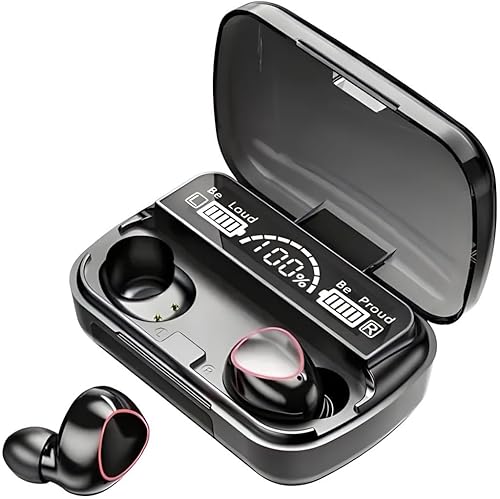 ZAGS Supplies Auriculares inalámbricos Bluetooth V5.3, reproducción de 45 horas, calidad de sonido premium, graves profundos, estuche de carga de disponible en Yaxa Venezuela