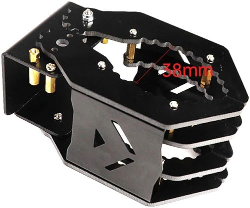 Miniatura 7 de Garra de brazo de robot mecánicopinza de robot agarrador (garra mecánica negra sin servo)