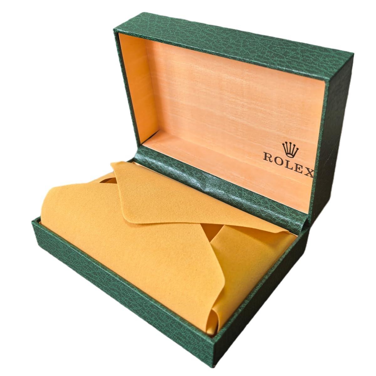 Scatola Display Verde - Custodia Orologio Singola Pelle, Organizer Legno con Cuscino Protezione per Rolex Cosmograph Daytona