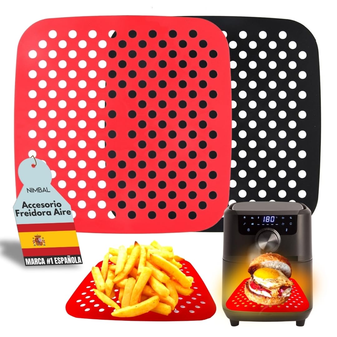 2 Tapis En Silicone Pour Friteuse Air - Réutilisables, Antiadhésifs Et Lavables Au Lave-Vaisselle