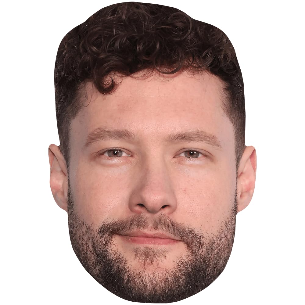 Calum Scott (Smirk) Celebrity Mask, Flat Card Face, Fancy Dress Mask