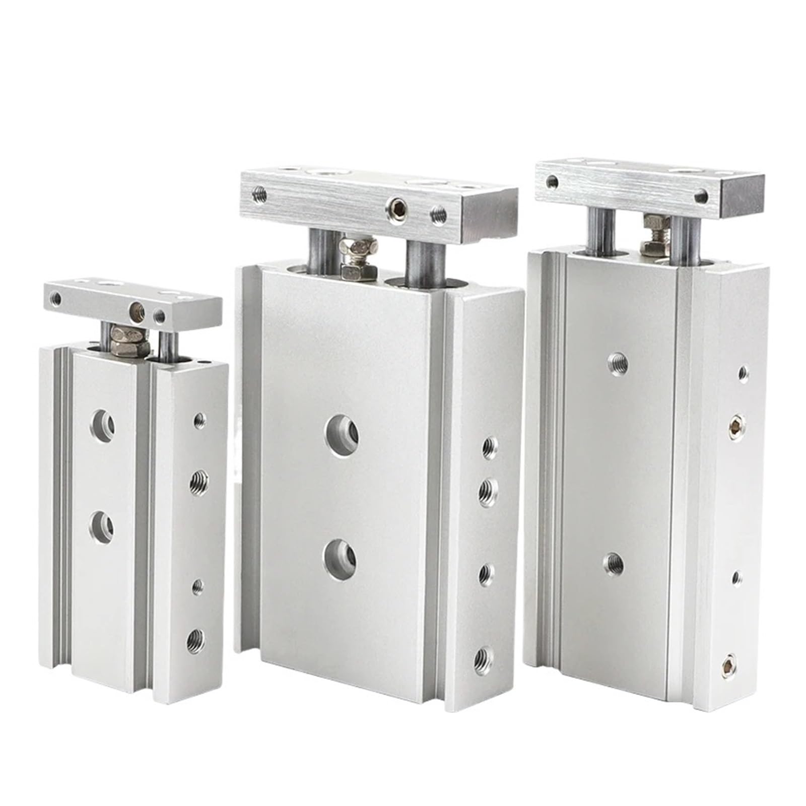 Cylindre à double tige anti-rotation CXSM 25x40 pour un alignement pneumatique rigide