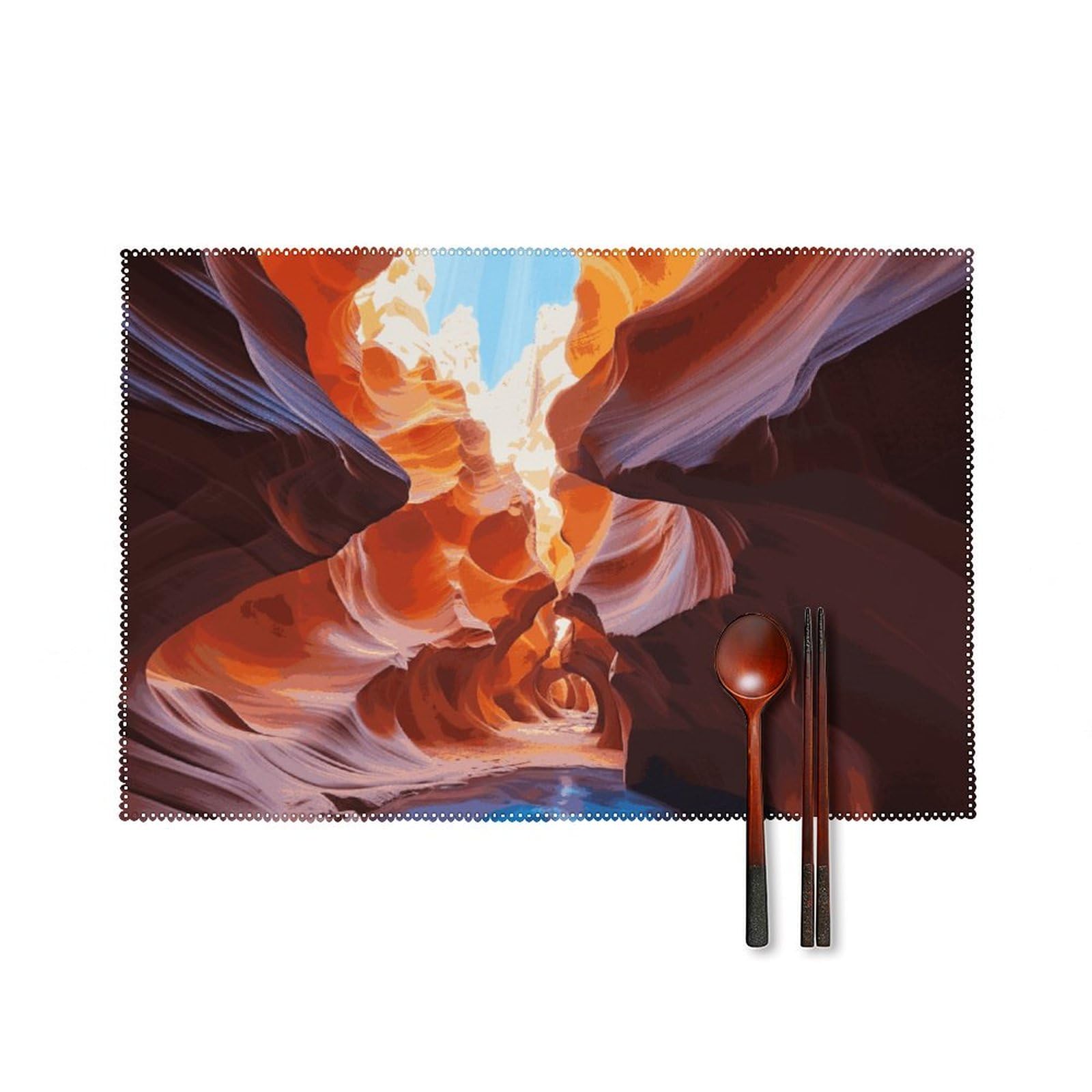 Set de table Antelope Canyon infroissable et anti-tache