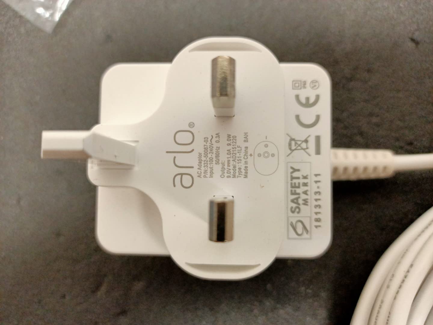 Chargeur - ARLO - VMA5600C-100PES - Magnétique - pour Camera Externe - Blanc