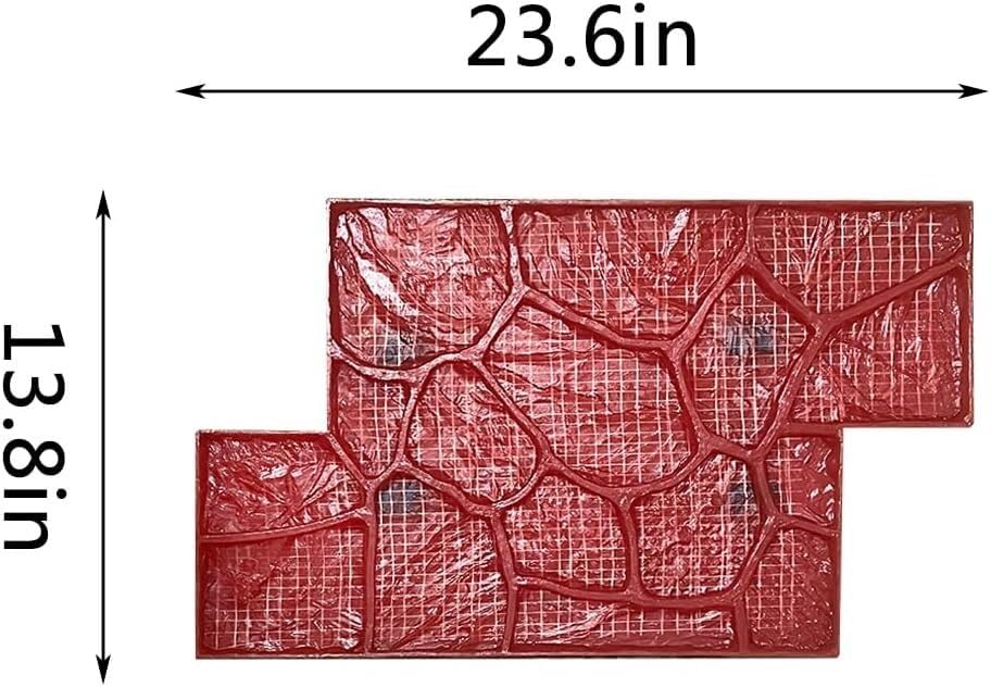 Moldes para estampación de hormigón y losas texturizadas con ladrillos de piedra 3