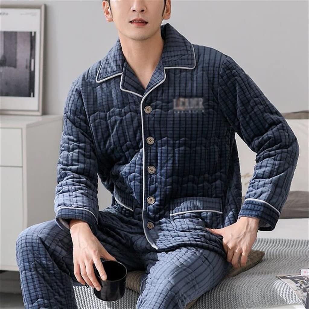 Winter Pajamas For Men's Autumn And In Thick Cotton Home Clothing For Men