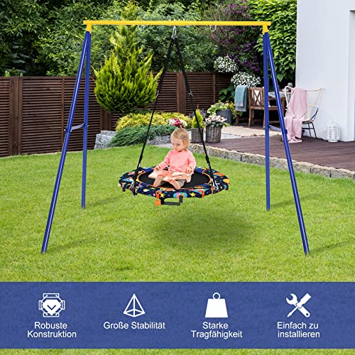 Schaukelgestell aus Metall für Outdoor-Nutzung, belastbar bis 200 kg