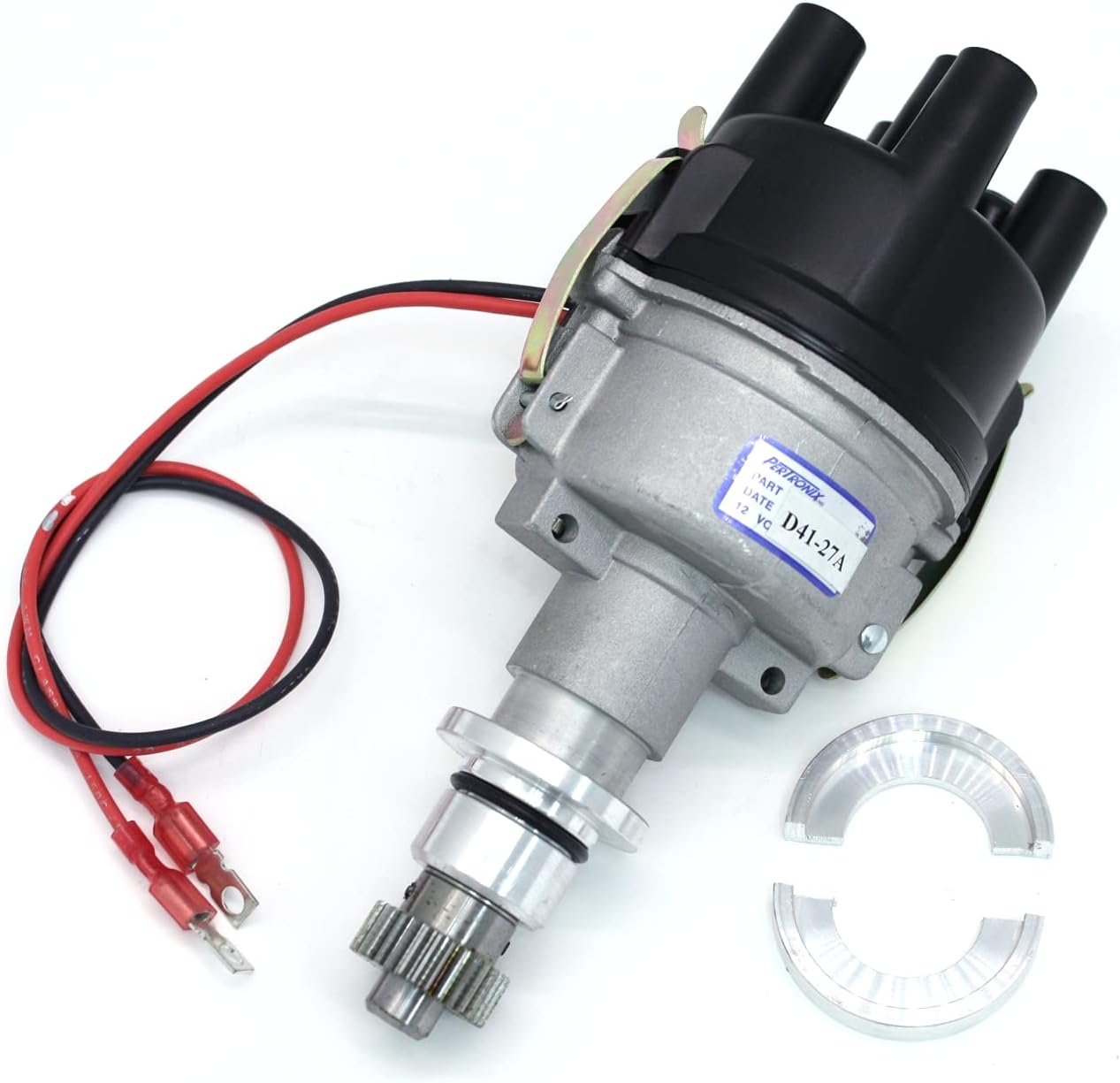 Pertronix D41-27AP6 Distributor Industrial for 4 Cylinder IBT-4106, 4106E Replacement 6 Volt Positive Ground