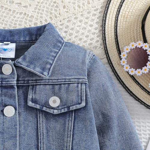 2024 Winter Letter Printed Dnimw Jacket Coat Boys Girls Fall Long Sleeve Letter Embroidered Denim Jacket 2025 New4