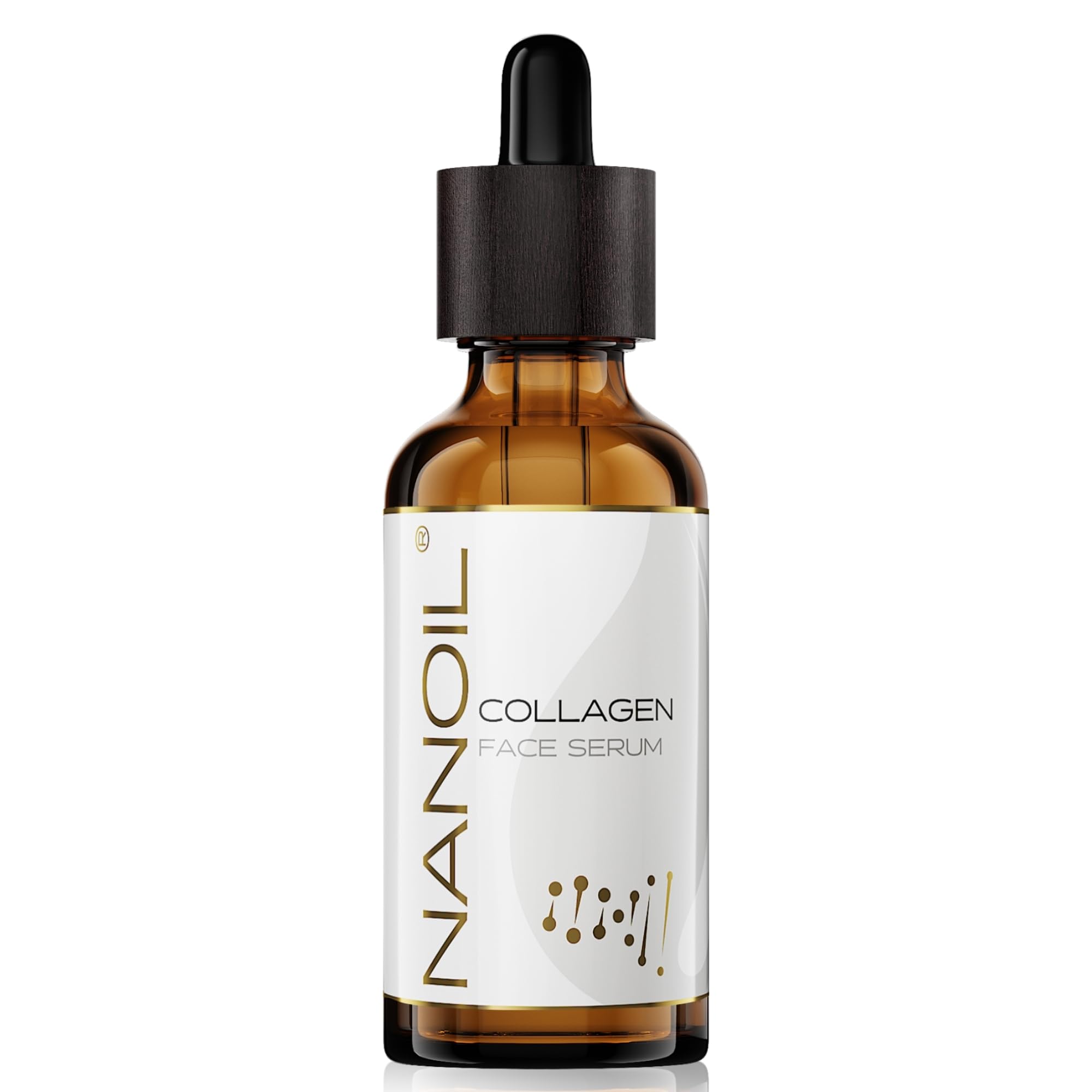 Nanoil Face Serum 50ml - Face Serum For All Skin Types, Smoothing & Illuminating, Skin Care, Nourishing, Anti-aging & Hydrating Facial Care (Collagen)