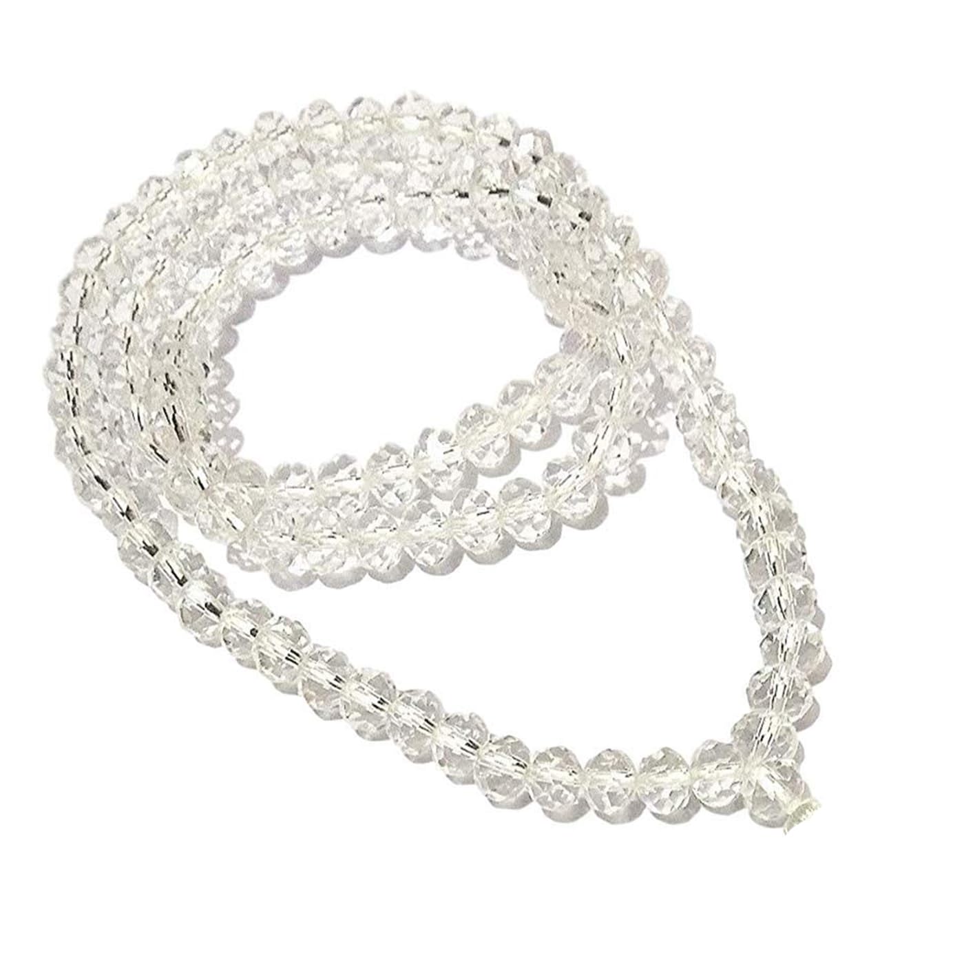 Ervio White Crystal Sphatik Moti Mala | 100% Natural Diamond Design Cut (B0CPJJ5LNS) Amazon Price History, Amazon Price Tracker
