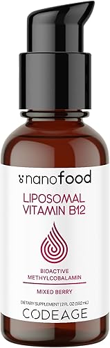Miniatura 4 de Codeage Suplemento de metilcobalamina líquida de vitamina B12, suministro de 2 meses, metil B12 biodisponible, vegano sin OMG, 2 onzas líquidas