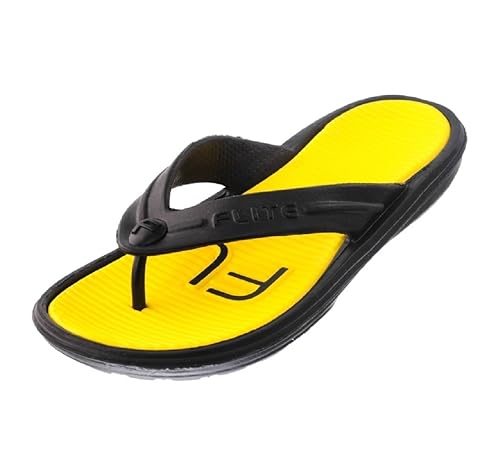 YELLOW BLACK FLIP FLOP \u0026 HOUSE SLIPPER 