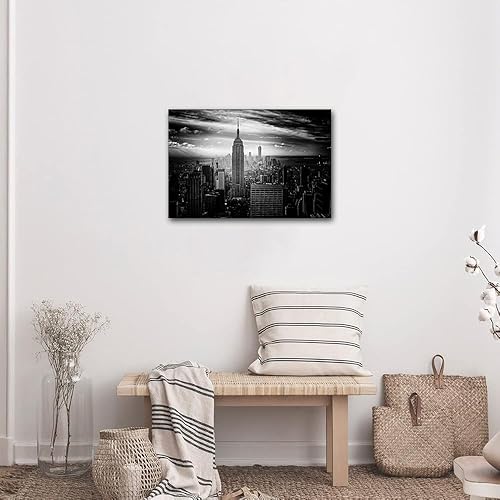 Vista 393 de 1 lienzo decorativo para pared, ferrocarril a través del bosque de pinos con niebla, decoración moderna para el hogar, sala de estar, arte de pared