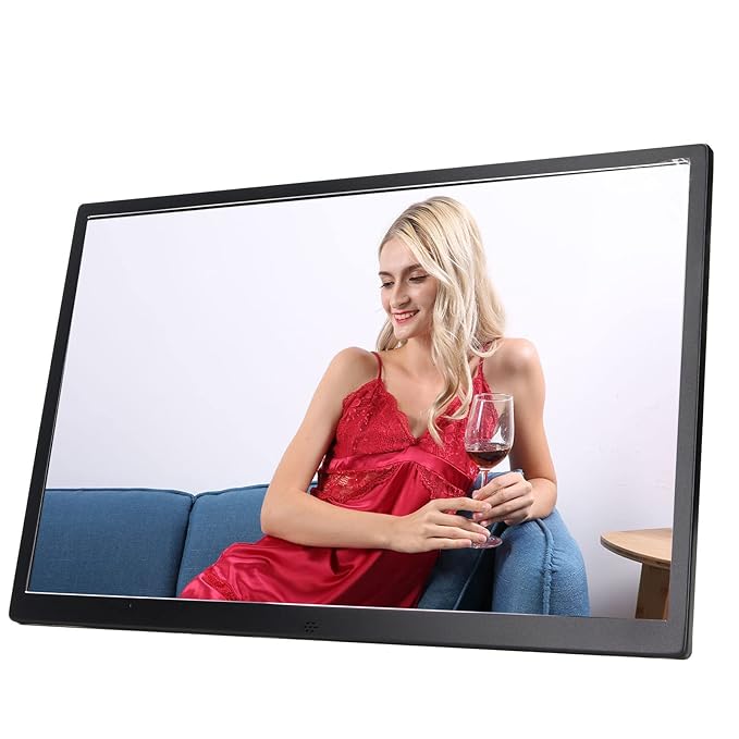 Buy Digital Photo Frame, 17 Inch LED Screen Picture Frame with IR
