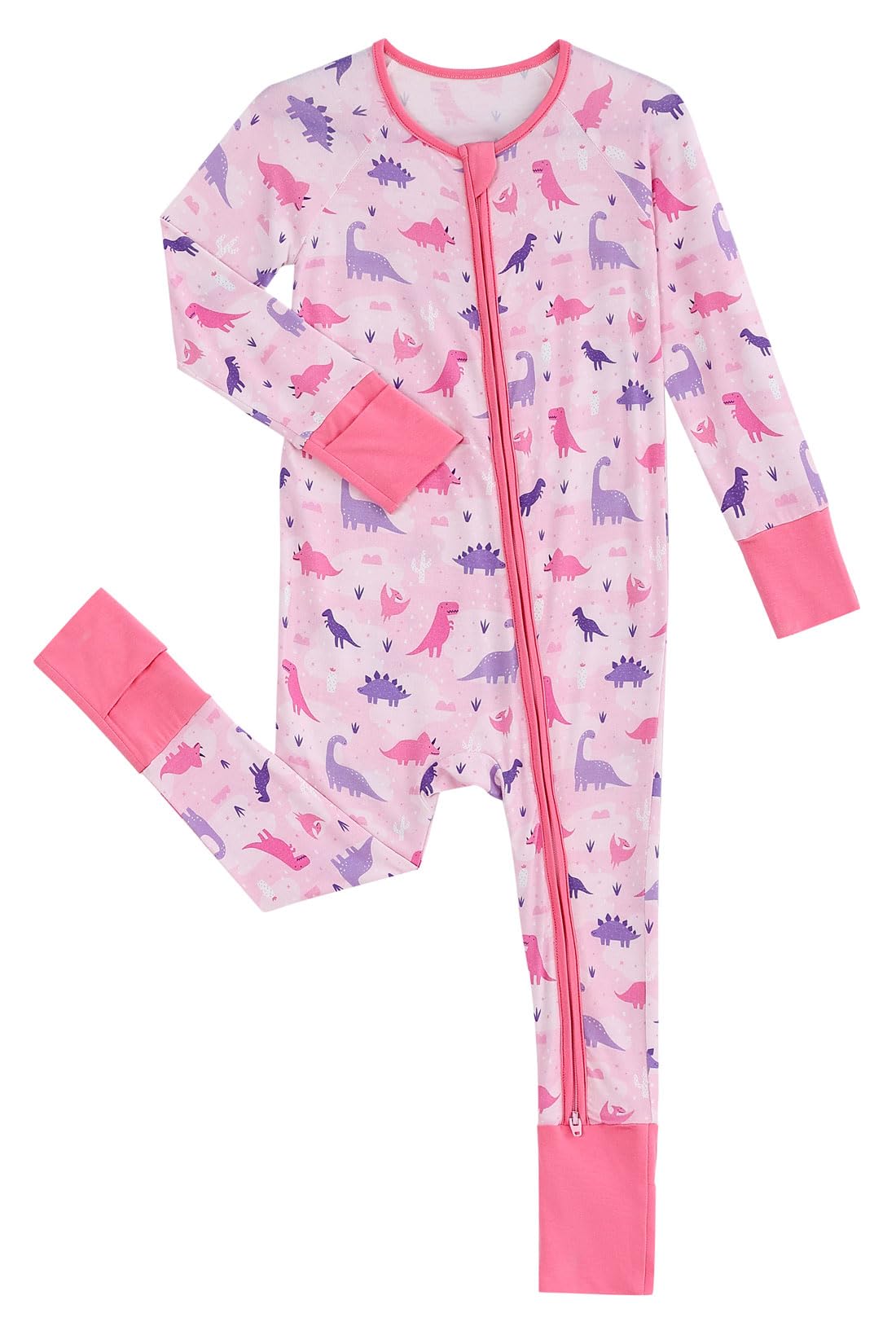 SUZELBaby Boys Girls Footless Pajamas - Viscose from Bamboo Zippy Pjs Sleep 'N Play - Infant One Piece Romper - 0-24 Months