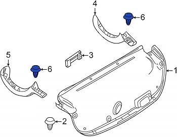 Amazon.com: Rexka 20pcs Quarter Trim Panel Retainer Clip