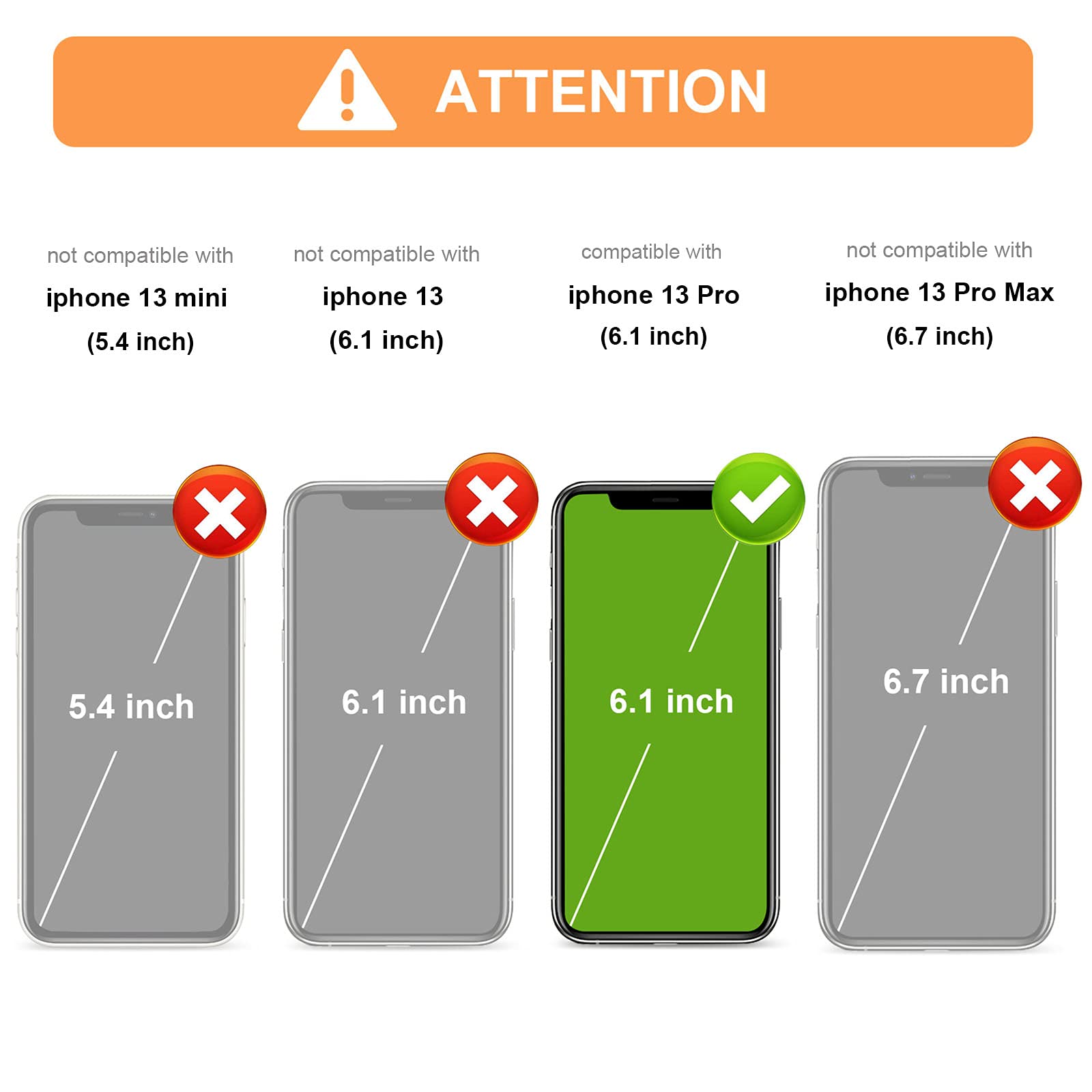 Vaburs Compatible with iPhone 13 Pro Case Wallet with Card Holder, Embossed Butterfly Pattern PU Leather Double Buttons Flip Shockproof Protective Cover for Magnetic Car Mount 6.1 Inch (Blue)