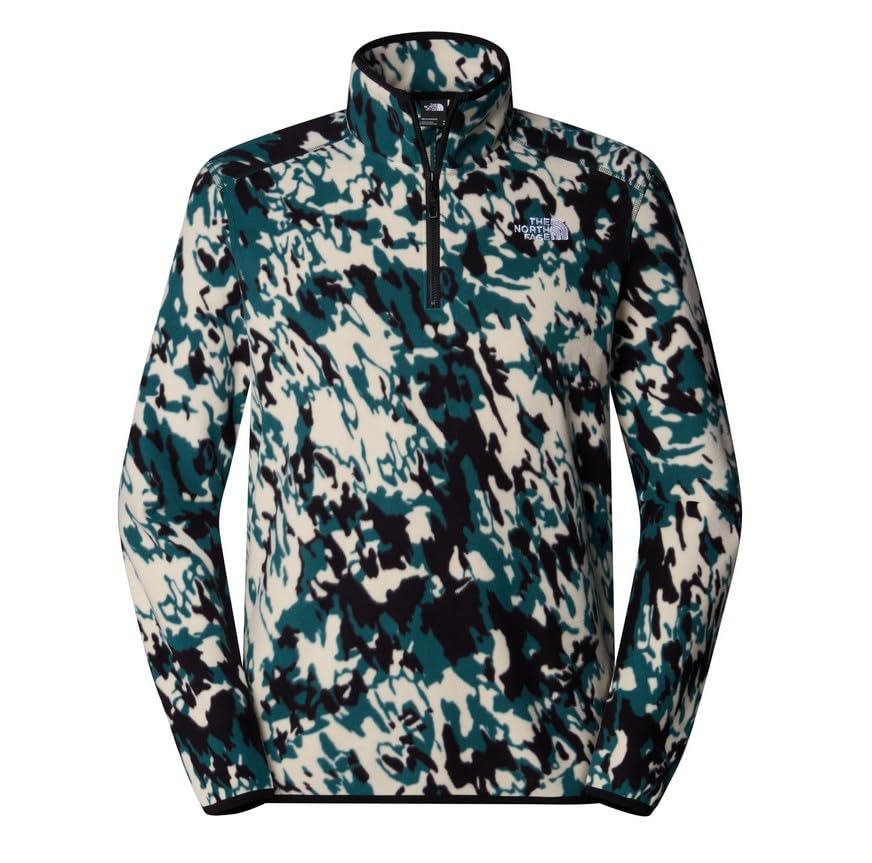 The North Face M 100 Glacier sweat homme zippé pour vos sorties en montagne