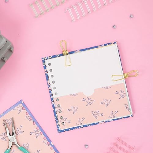 Miniatura 6 de Craftelier - Juego de 2 carpetas en espiral de doble anillo para álbumes, cuadernos, diarios o calendarios  Ideal para álbumes de recortes y otros