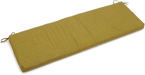 Cojín de banco para interiores y exteriores, 1 unidad (paquete de 1), aguacate