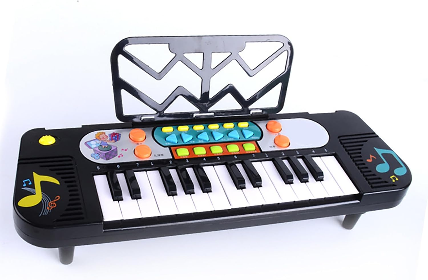 Lightweight Portable Electric Piano with Multiple Sounds for Kids Beginners, Simple Keys (with Sheets 25 Keys 11 Modes)