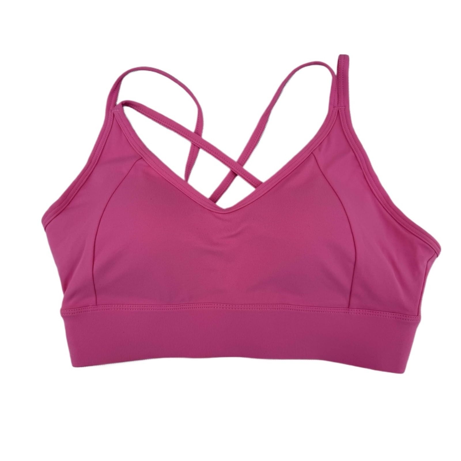 Sport BH Damen Damenbekleidung Yoga Fitness Feste Körbchen Sport-BH Outdoor Jogging Gym Damen Unterwäsche mit Brustpolster Tops Atmungsaktiv Top BH