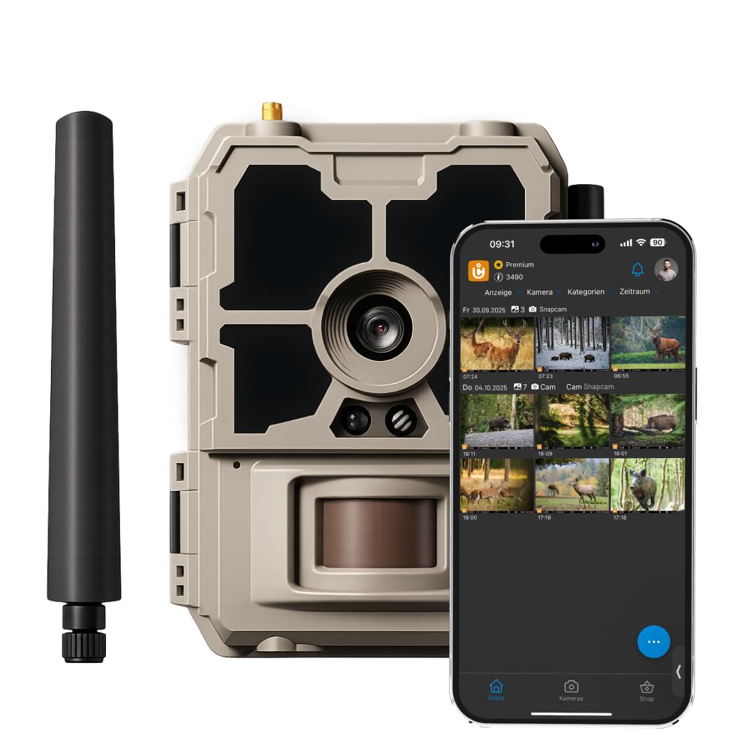 icuserver ICU CLOM SnapCam 4G LTE Wildkamera mit SIM Karte