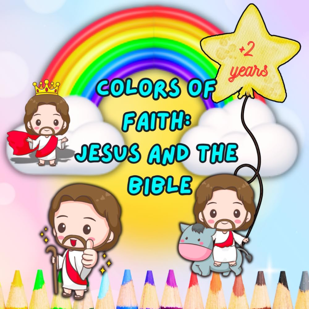 Colors of Faith: Jesus and the Bible: Coloring Book for Children
